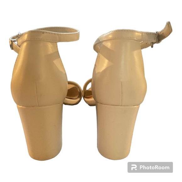 Cream Woman’s Sandal Heels Women’s Size 11 - Picture 3 of 5